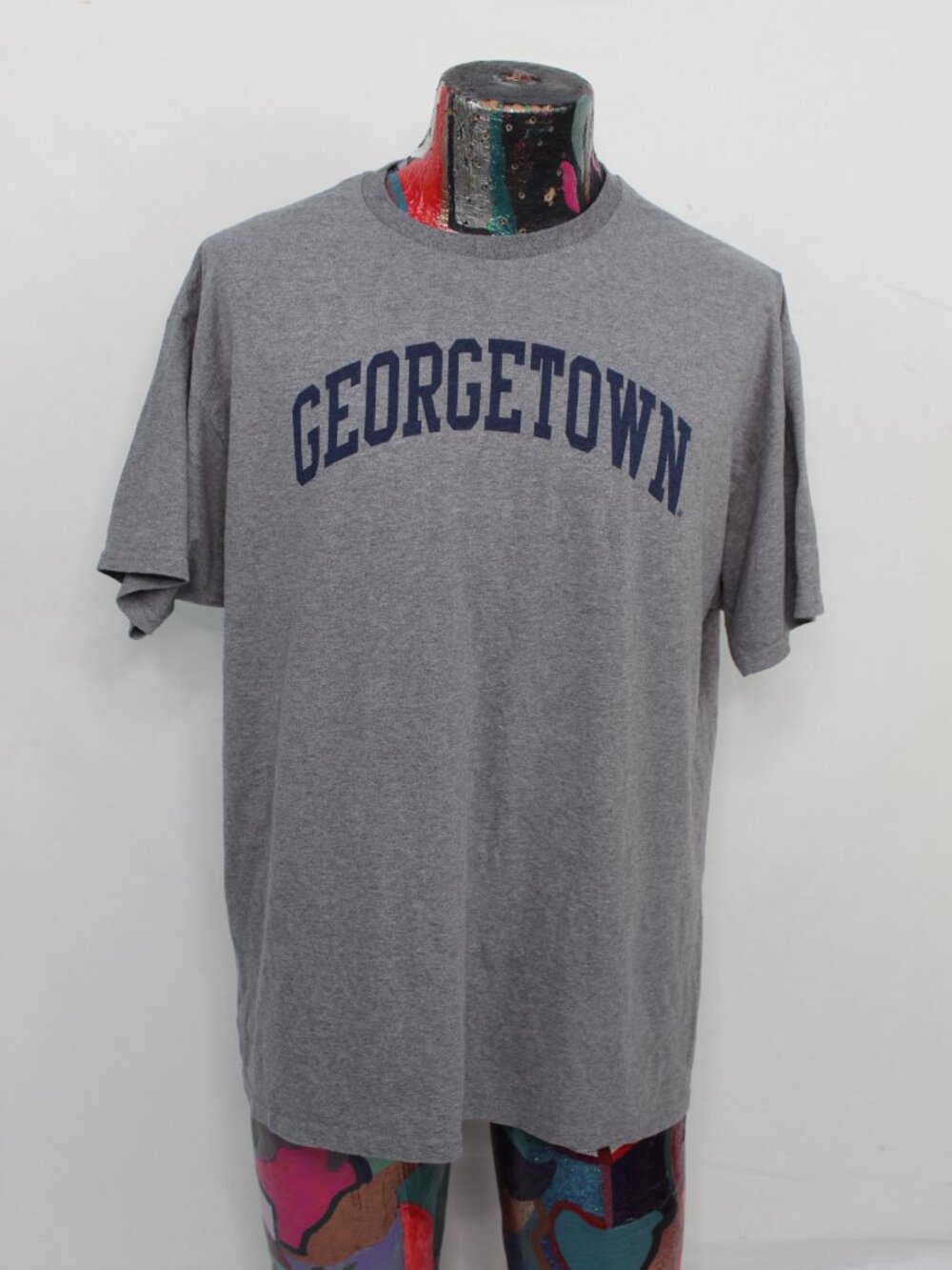 Vintage Barnesmith Georgetown Hoyas T Shirt Men’s Size Extra Large Gray NCAA 90s